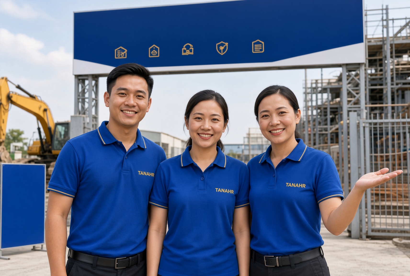 Đội ngũ TANAHR tại hiện trường dự án